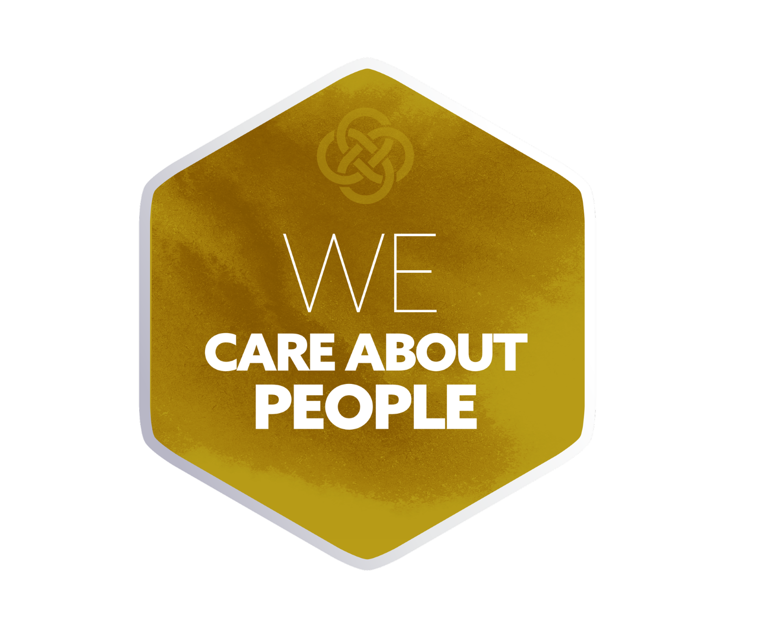 GD value care about people hexagon icon